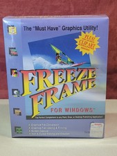 Freeze Frame Graphic Clip Art Vintage Windows Software