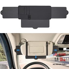 JoyTutus Car Sun Visor Sunshade Extender, Adjustable Sun Visor 1 Pack Black1