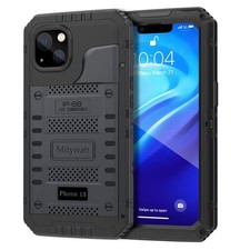 Waterproof iPhone 13 Case, Heavy Duty Military Grade, Full Body Protection, 360