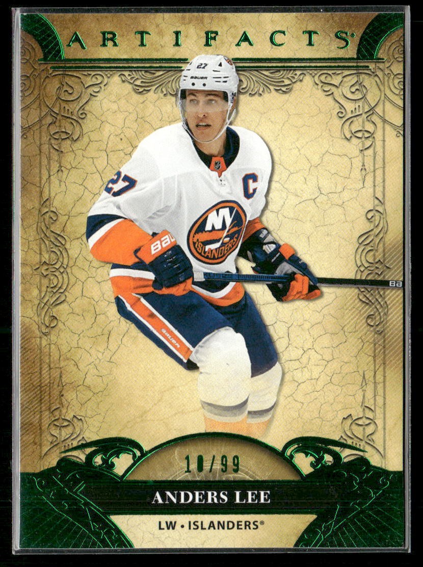 2020-21 Upper Deck Artifacts Anders Lee Emerald /99 #1 New York Islanders
