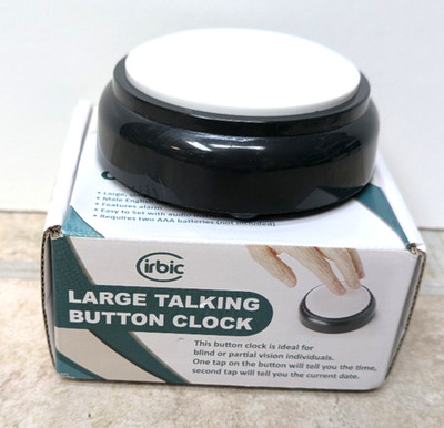 Cirbic Large Button Talking Clock for Sight Impared Persons @ Half Price