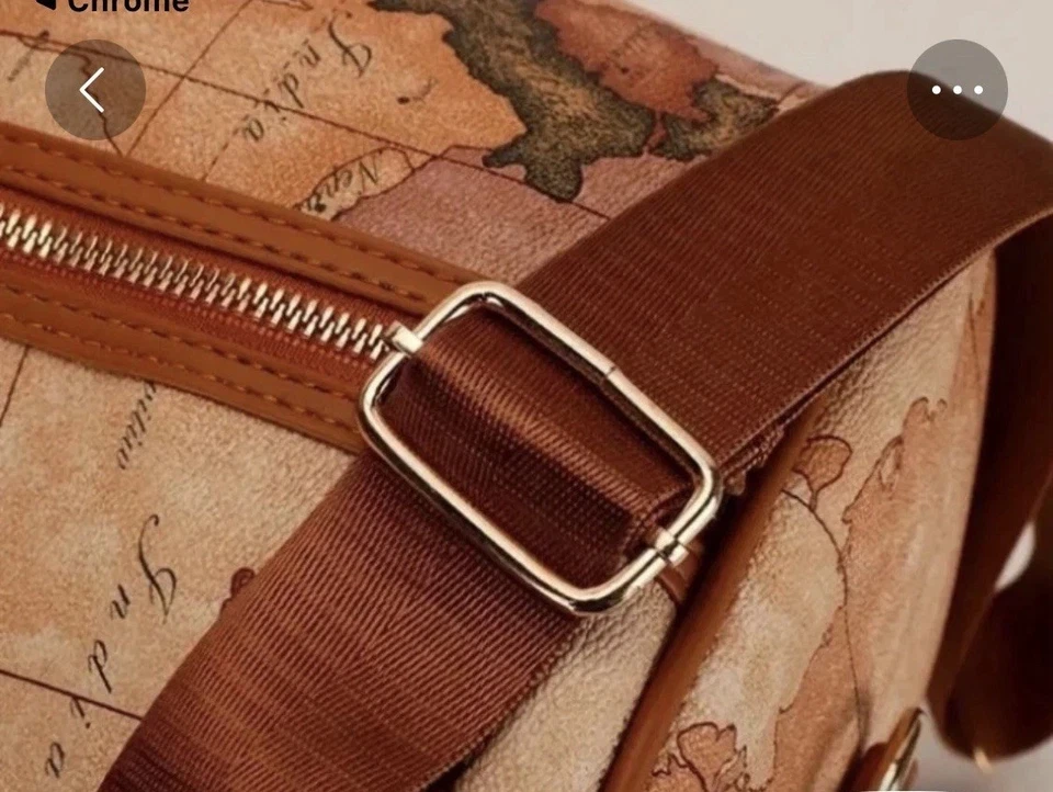 DUFFLE - карта мира классический путешествий сумка с ремнем очень большой вместительный прочный - Изображение 2 из 4