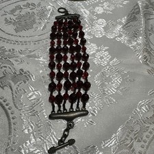 Red Strand Bead Bracelet