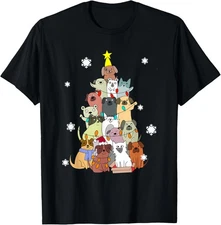 Ugly Christmas Sweater Dog Tree - Christmas Cats Gift T-Shirt
