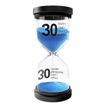30 Minute Sand Timer, Plastic Hourglass Hour Glass Timer, Acrylic Sand Clock,...