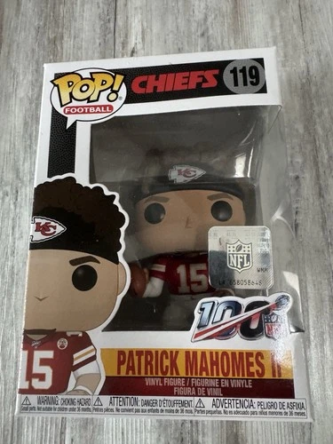 Funko Pop! Vinyl: Patrick Mahomes II NFL 100 Figure #119