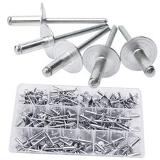 LAZIRO215PCS Pop Rivets Assortment Kit, Large Flange pop rivets assortment kit