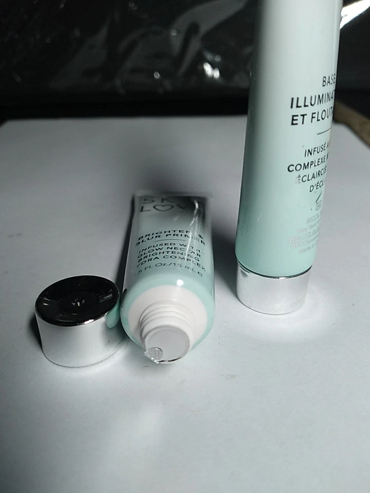 2-PK BECCA SKIN LOVE BRIGHTEN AND BLUR PRIMER 0.5 OZ SEALED W/ GLOW NECTAR NWOB - Image 4 of 4