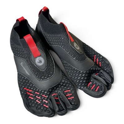 Body Glove 3T Barefoot Gauntlet Water Shoes Men's Size 11 Black/Red | Hydro Knit