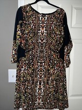 Avenue STUDIO Paisley Cheetah Print sz 18 dress