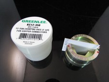 New Greenlee KC12-350 11014 12-Ton Hydraulic Copper Crimper U Die 