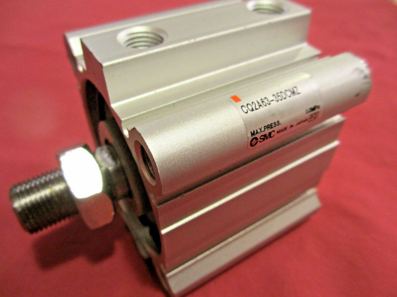 SMC, CQ2A63-35DCMZ, Compact Cylinder, CQ2-Z Cylinder, Double Acting, Single Rod