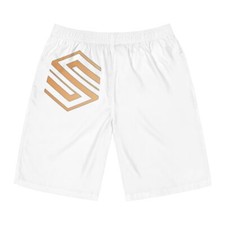 These SEKT men's board shorts are designed with a title in bold font.