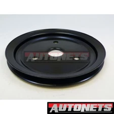 SBC Chevy 283-350 Black Steel SWP Single 1 Groove Crankshaft Lower Pulley 55-68