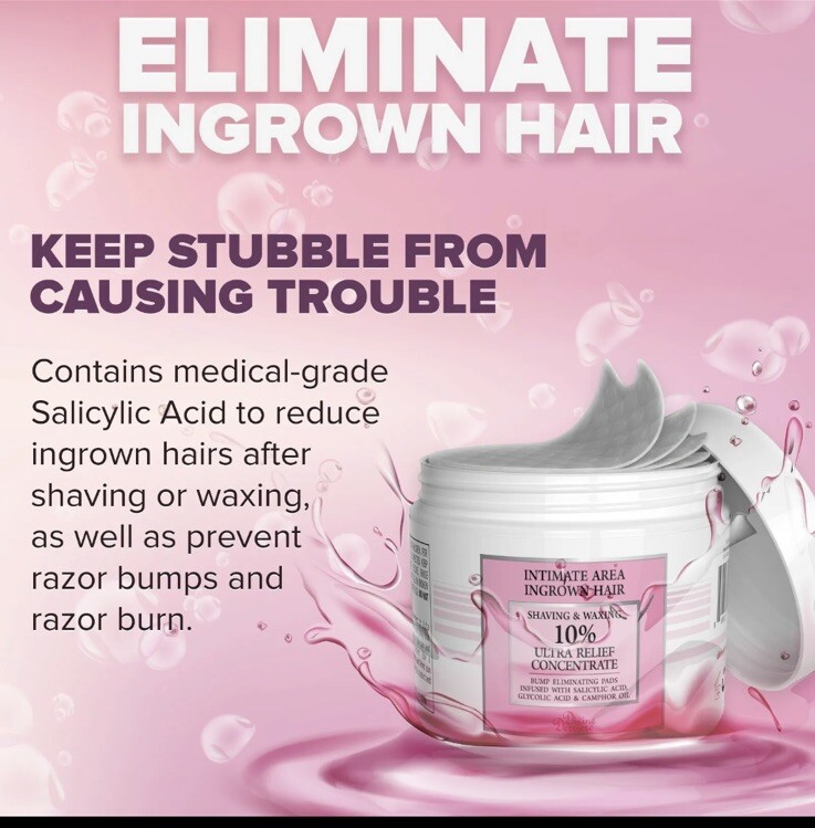 Divine After Shave Solution For Razor Bumps, Ingrown Hair And Razor Burn PADS