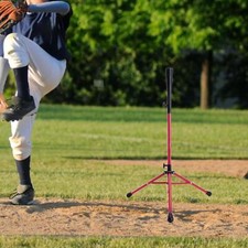 Baseball Batting Tee Premium z torbą do przechowywania na siłownię obozy treningowe na zewnątrz