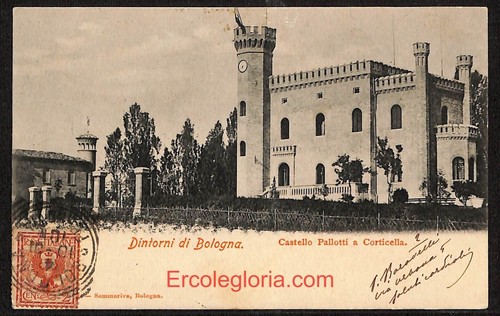 ae2069 - ANTIKE AK - Bologna Stadt - Castello Pallotti