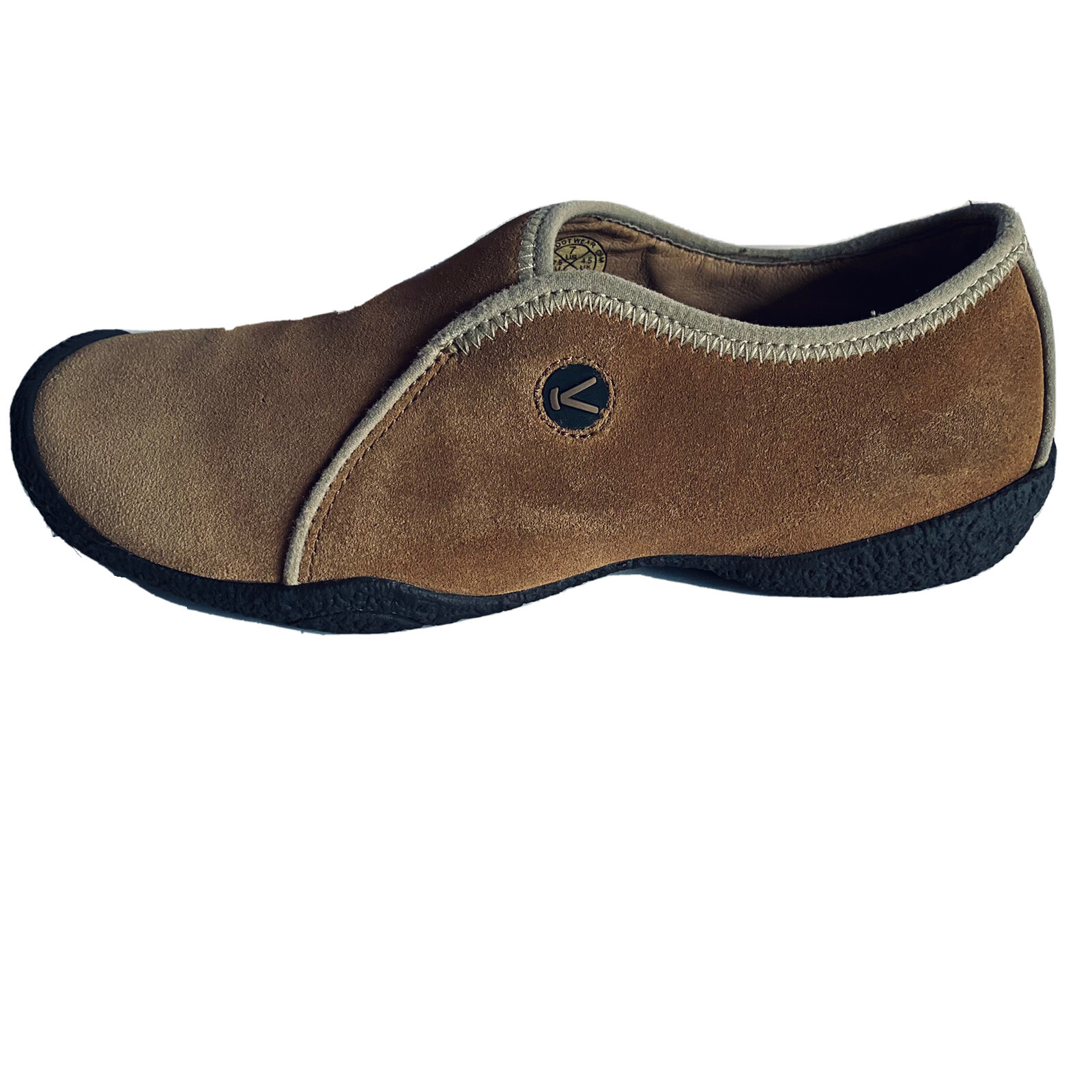 Scarpe casual Keen donna Kaci scamosciate slip on escursionismo marrone taglia 7 M punta paraurti