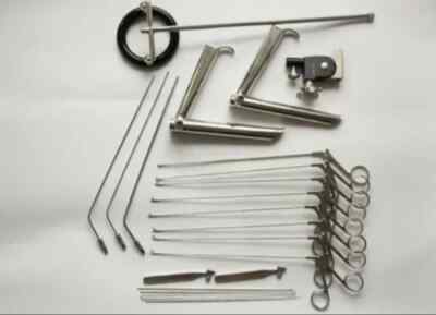 Micro Laryngeal Surgery Set Medical Grade Stainless Steel