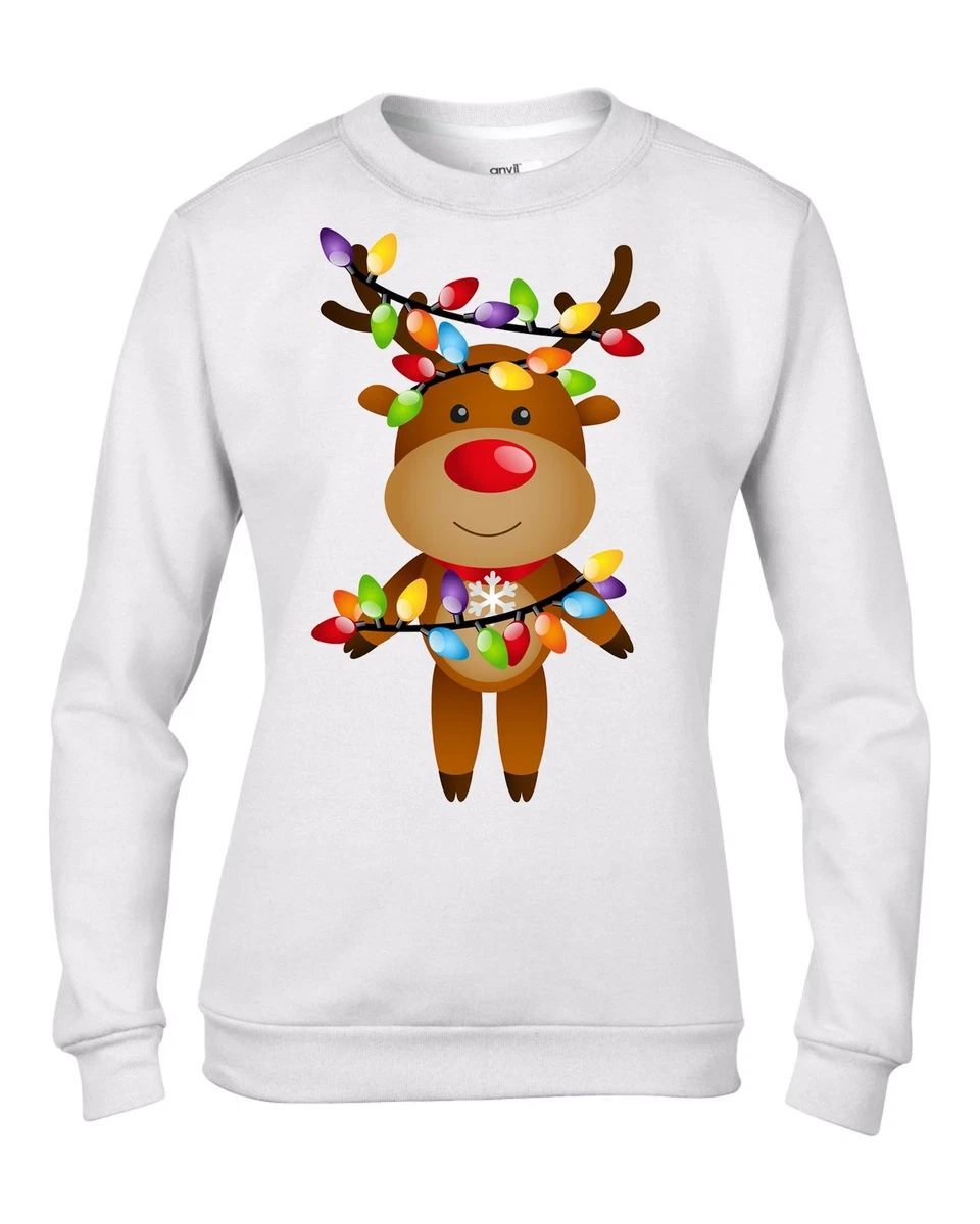 Renna Di Natale Rudolph - Renna Di Natale' Maglietta Da Donna - Foto 6