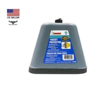 Durable Outdoor Foam Insulated Faucet Cover w/ Hard Plastic Shell Freeze Protect