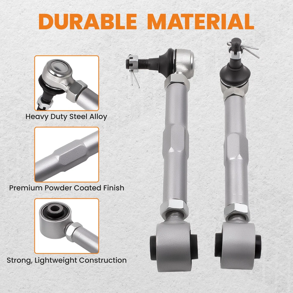 2x Adjustable Rear Toe Control Arms Kits for Lexus IS300 GS300 GS400 GS430 - Photo 3/4