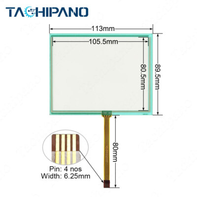 1x for  ATP-047 ATP-047A Glass Panel Digitized ATP047 Touch Screen