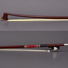 D.Peccatte Copy Master Antique Pernambuco Violin Bow Ebony Shield Frog Silver
