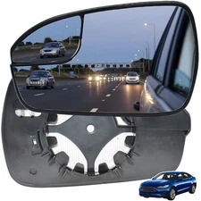 For 2013-2020 Ford Fusion Left Driver Side Door Wing Mirror Glass Heated View