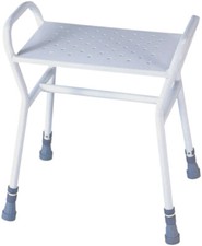Shower Stool Seat With Handles Height Adjustable Heavy Duty Drainage Holes