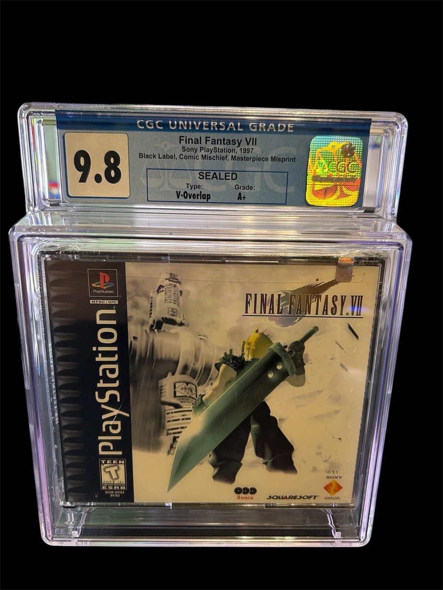 Final Fantasy VII 7 Playstation 1 PSX PS1 New Sealed Graded CGC