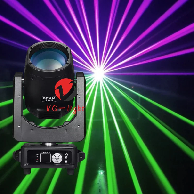 New 295W LED Moving Head Light RGBW Gobo Beam Stage DJ Disco DMX Spot Lighting - Image 4 of 4