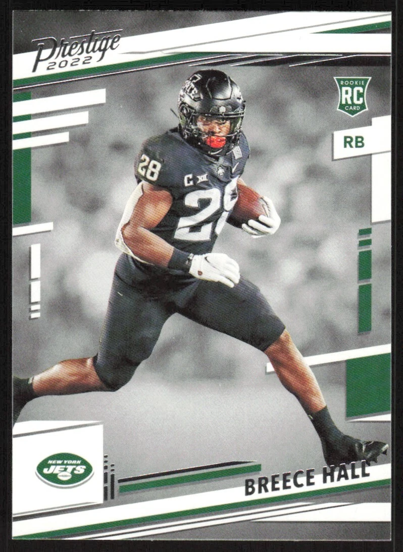 2022 Panini Prestige Breece Hall RC #313 New York Jets