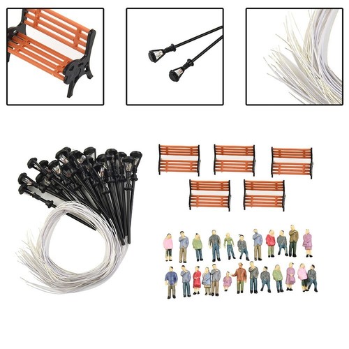 High Quality HO OO Scale Painted People Figures for Model Train 49 Pack Set - Picture 13 of 14