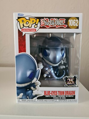 Funko Pop! Yu-Gi-Oh! Blue-Eyes Toon Dragon Metallic #1062 