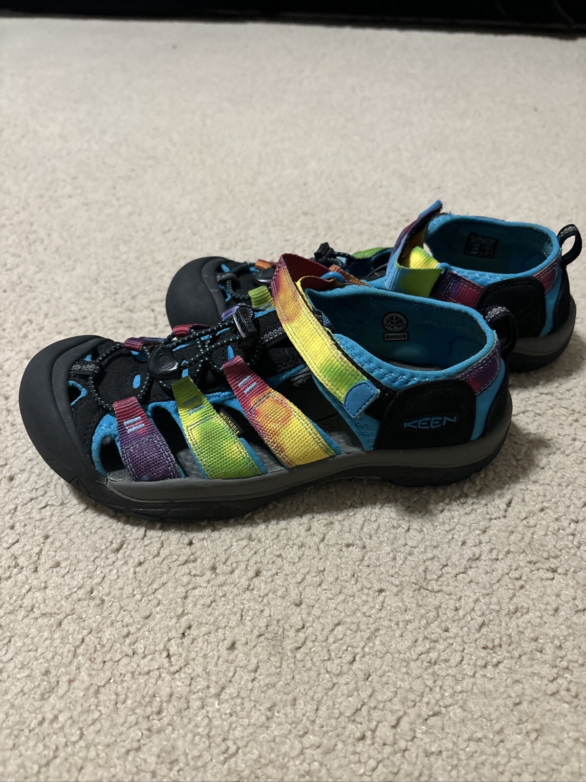 Sandali da escursionismo impermeabili Keen Newport taglia 6 per ragazzo scarpe da trekking tie tintura