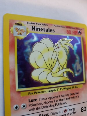 Ninetales Base Set Holo Pokemon Card WOTC NM PSA | eBay