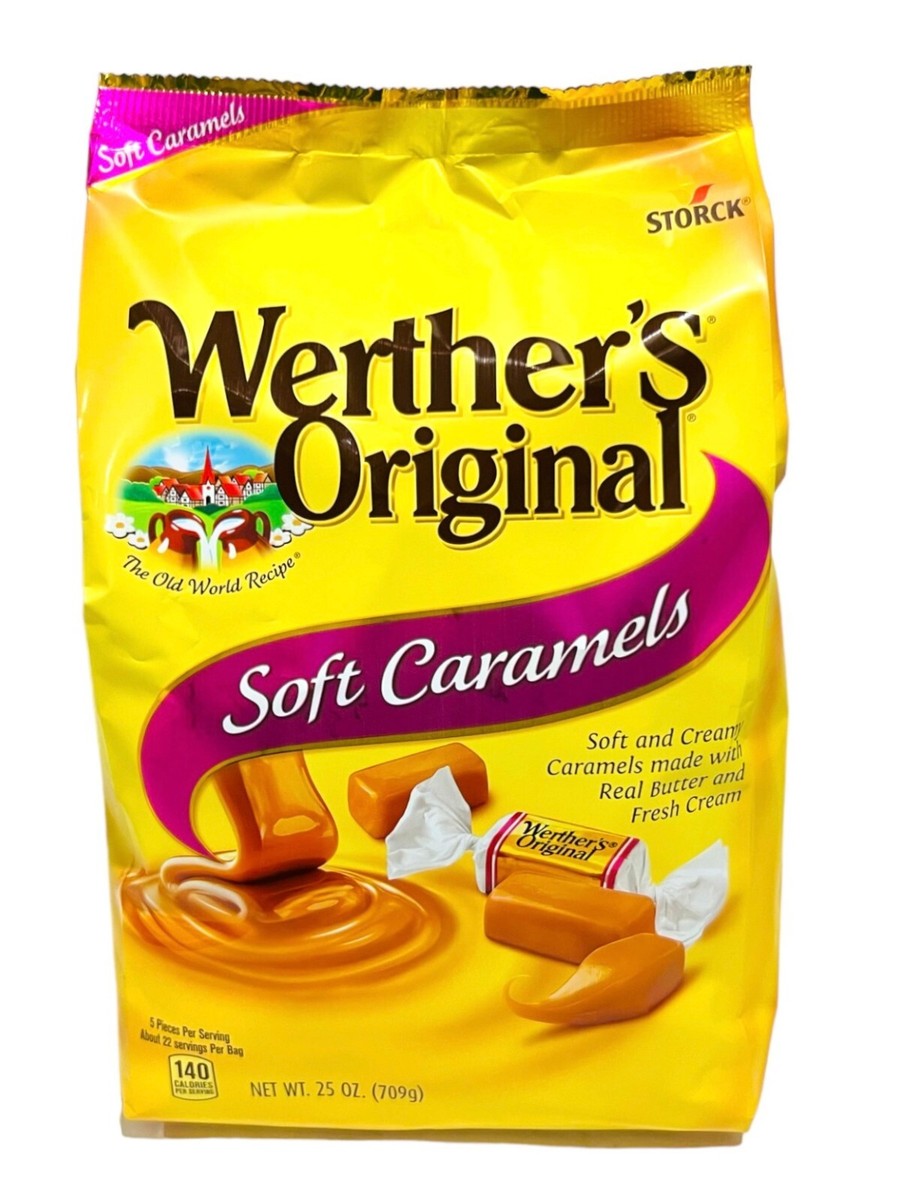 Werther's Original Soft Caramel Candy – 25 Oz Bag (Pack Of 2) Gluten Free