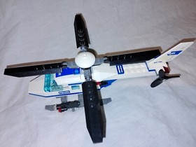 Year 2008 LEGO CITY SET 7741 POLICE HELICOPTER 100% COMPLETE + MANUAL Town