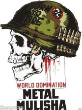 METAL MULISHA WORLD DOMINATION BORN TO RIDE BUMPER STICKER DECAL MADE IN USA