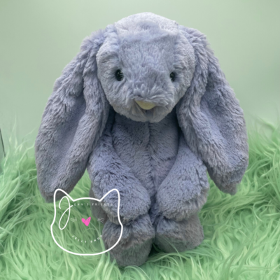 AUTHENTIC Jellycat ORIGINAL BASHFUL VIOLA BUNNY Medium New NWT