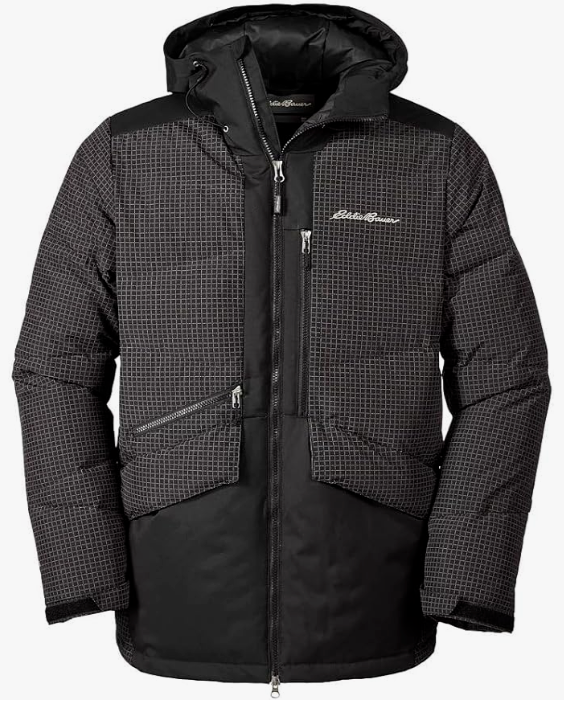 EDDIE BAUER EB 650 NEW $379 Goose Down Reflective Puffer Jacket