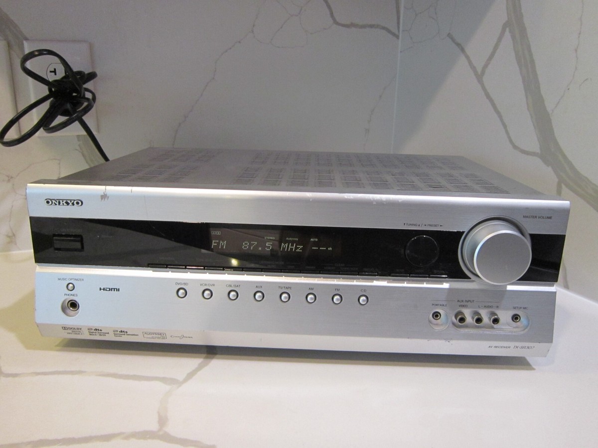 Onkyo TX-SR307 Home Theater Receiver Surround Sound Head Phone