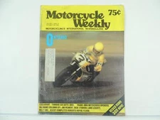 Vintage Oct 1975 MOTORCYCLE WEEKLY Magazine Yamaha Motocross Vesco L5191