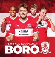 The Official Middlesbrough Desk Calendar 2026 by twocan design CALENDAR