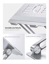 Lamicall Adjustable Laptop Stand   Ergonomic Foldable Portable Riser for Desk