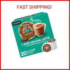 The Original Donut Shop Mocha Latte, Single-Serve Keurig K-Cup Pods (20ct) Flavo