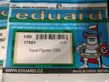 1/350 Naval painted figures Navy WW2 #17501, 4 available, cheapest on Ebay