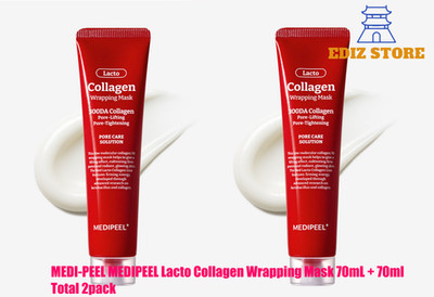 MEDI-PEEL MEDIPEEL Lacto Collagen Wrapping Mask 70mL+70ml Total 2Pack from Korea