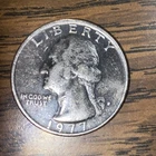 1977-d Filled “d” Black Beauty Washington Quarter $5.95 Free Shipping.